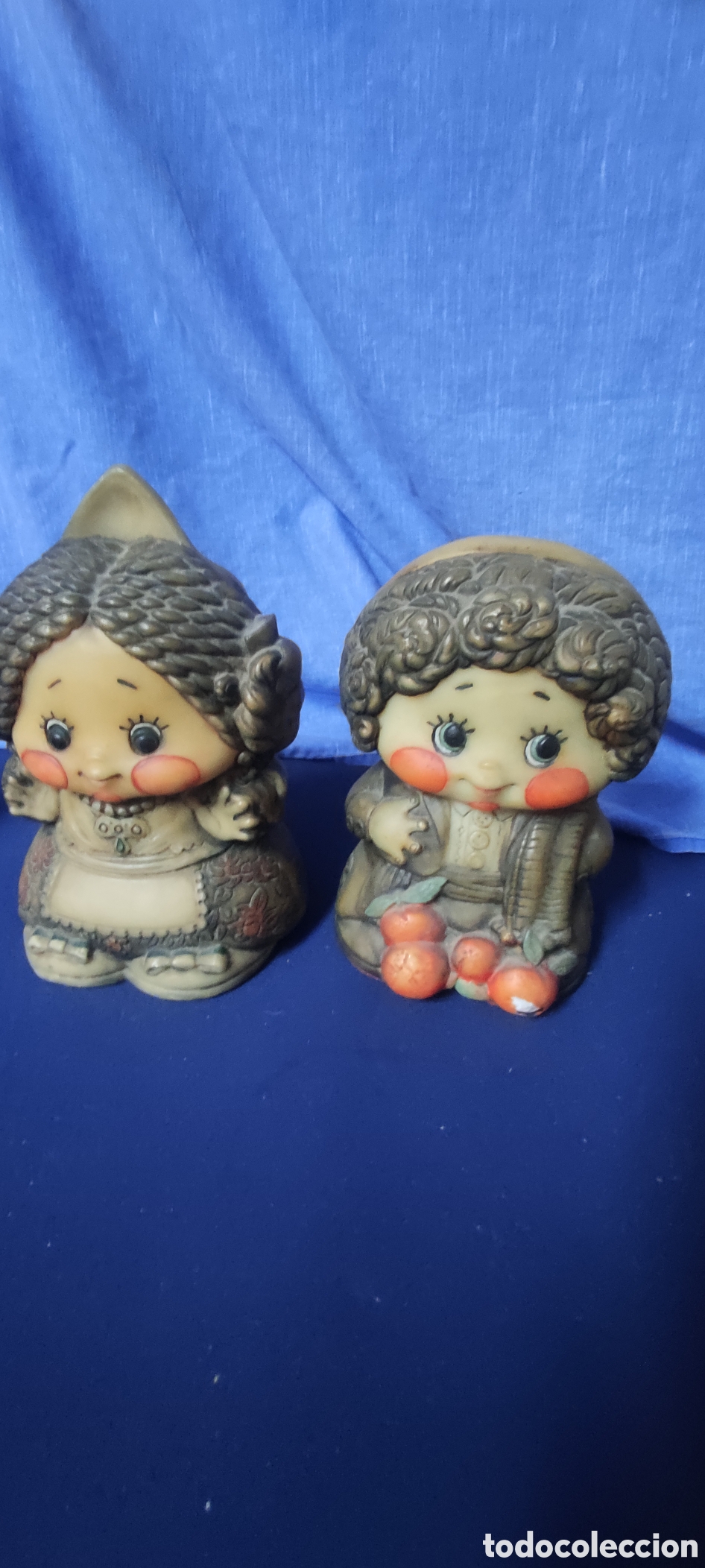 Antig&uuml;edades: Pareja de figuras falleras valencianas - Foto 11