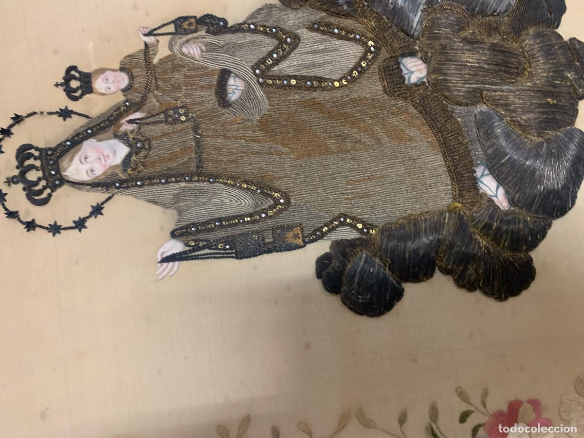 Antig&uuml;edades: Virgen del Carmen realizada a mano - Foto 8