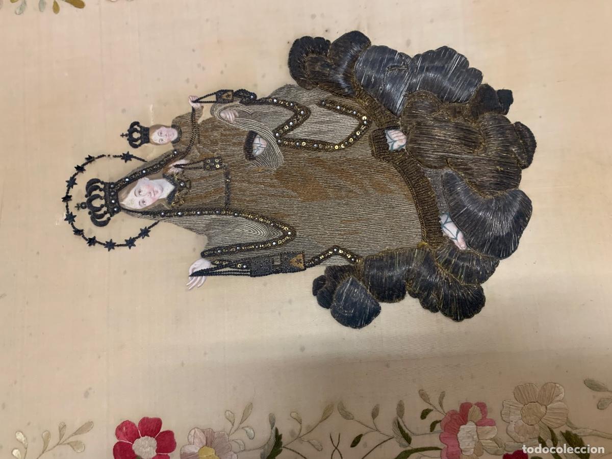 Antig&uuml;edades: Virgen del Carmen realizada a mano - Foto 13