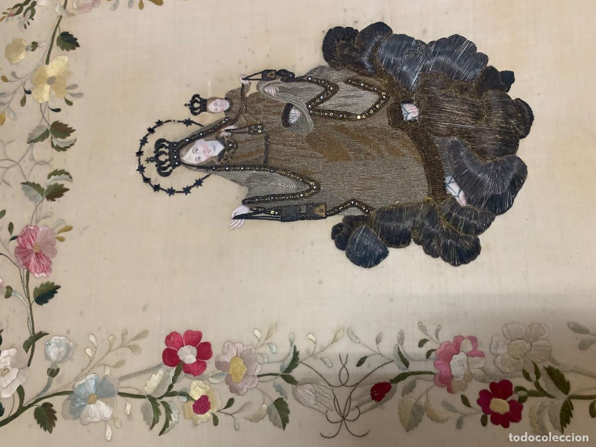Antig&uuml;edades: Virgen del Carmen realizada a mano - Foto 16
