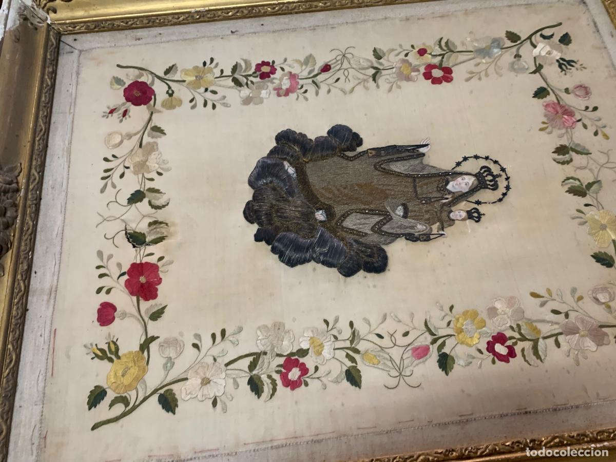 Antig&uuml;edades: Virgen del Carmen realizada a mano - Foto 19