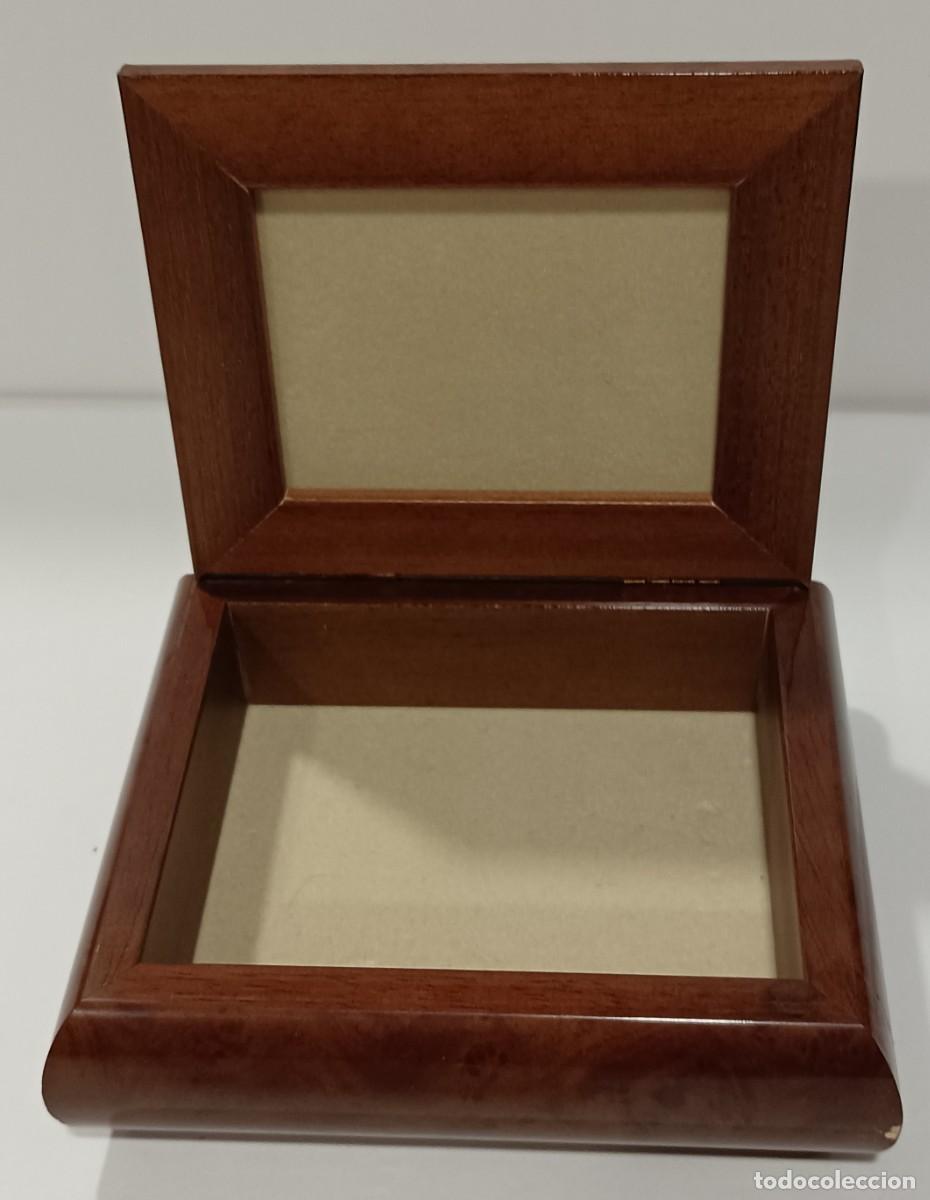 Antig&uuml;edades: CAJA JOYERO DE PLATA DE 925 Y MADERA - Foto 4
