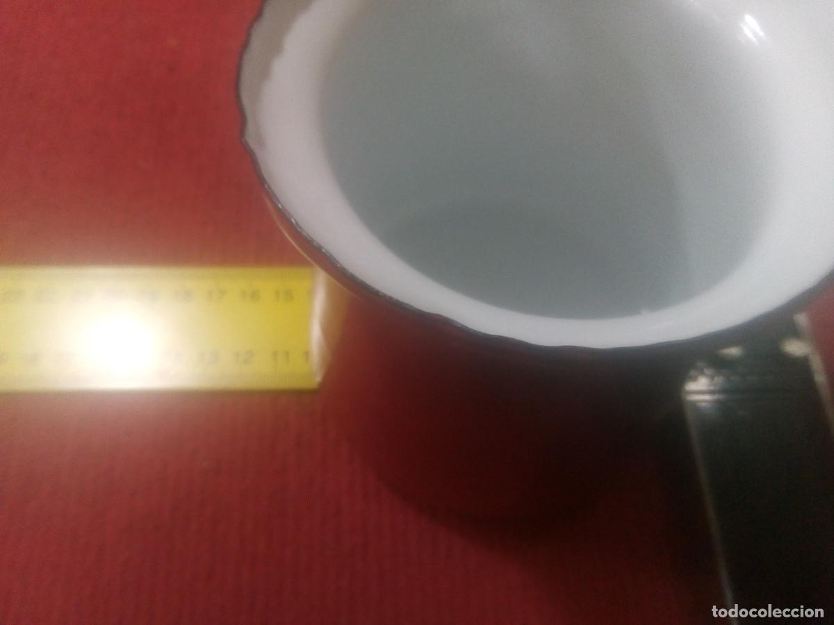 Antig&uuml;edades: CAZO HERBIDOR CHOCOLATERA ESMALTADO - Foto 5
