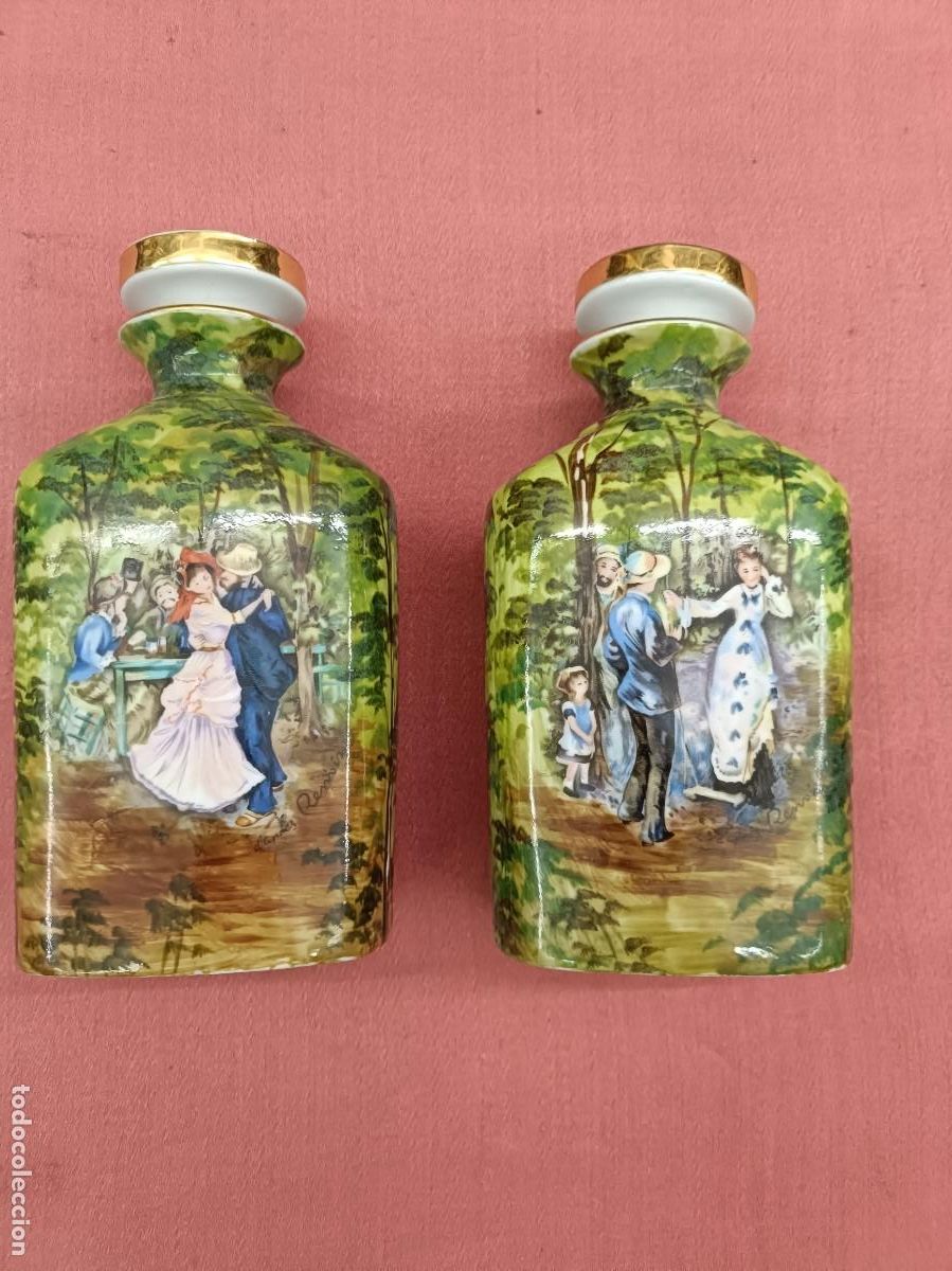 Antig&uuml;edades: Pareja de botellas de porcelana - Foto 3