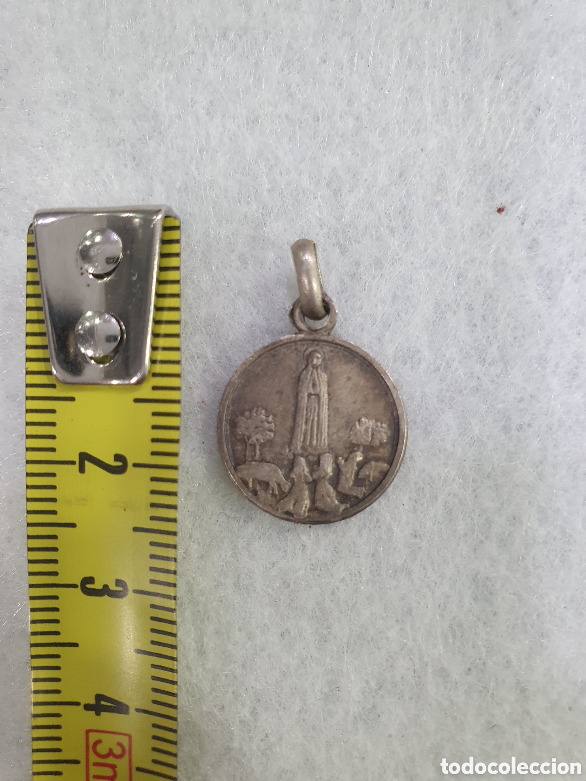Antig&uuml;edades: Medalla Virgen de F&aacute;tima. (L96) - Foto 2