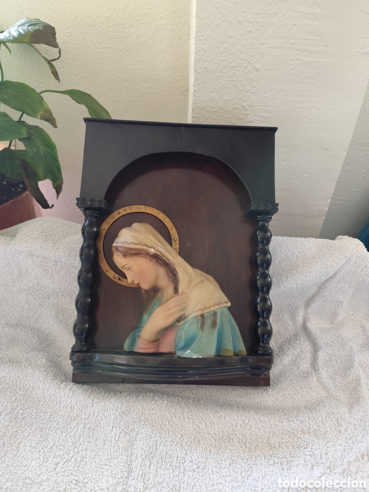Antig&uuml;edades: Ave Mar&iacute;a art&iacute;culo Religioso - Foto 2