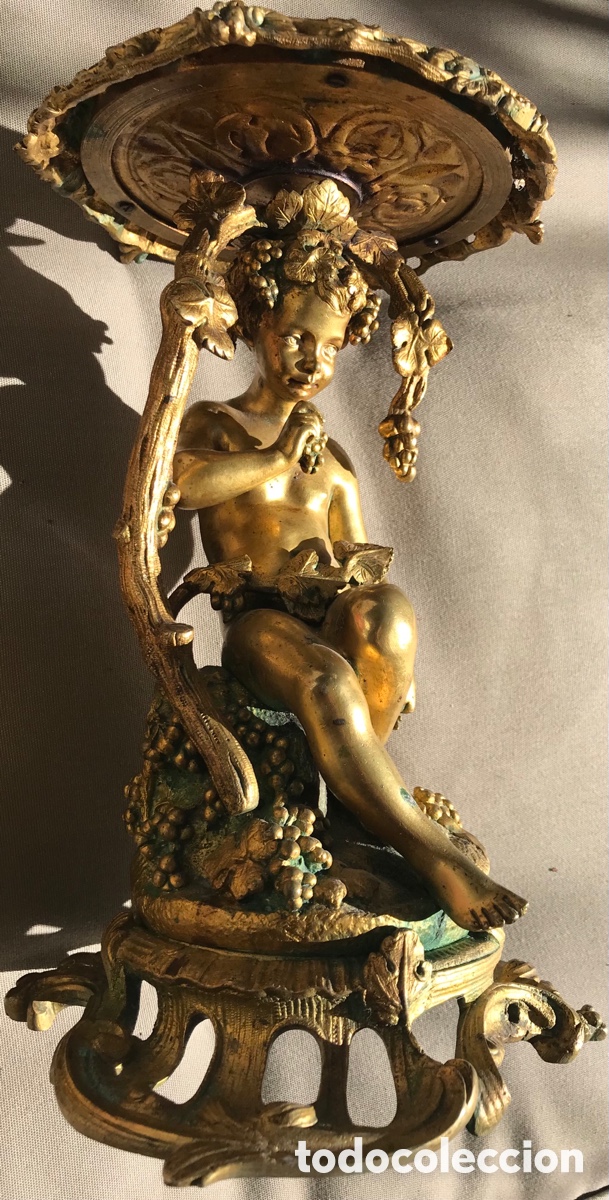 Antig&uuml;edades: Figuras bronce, centro de mesa - Foto 6