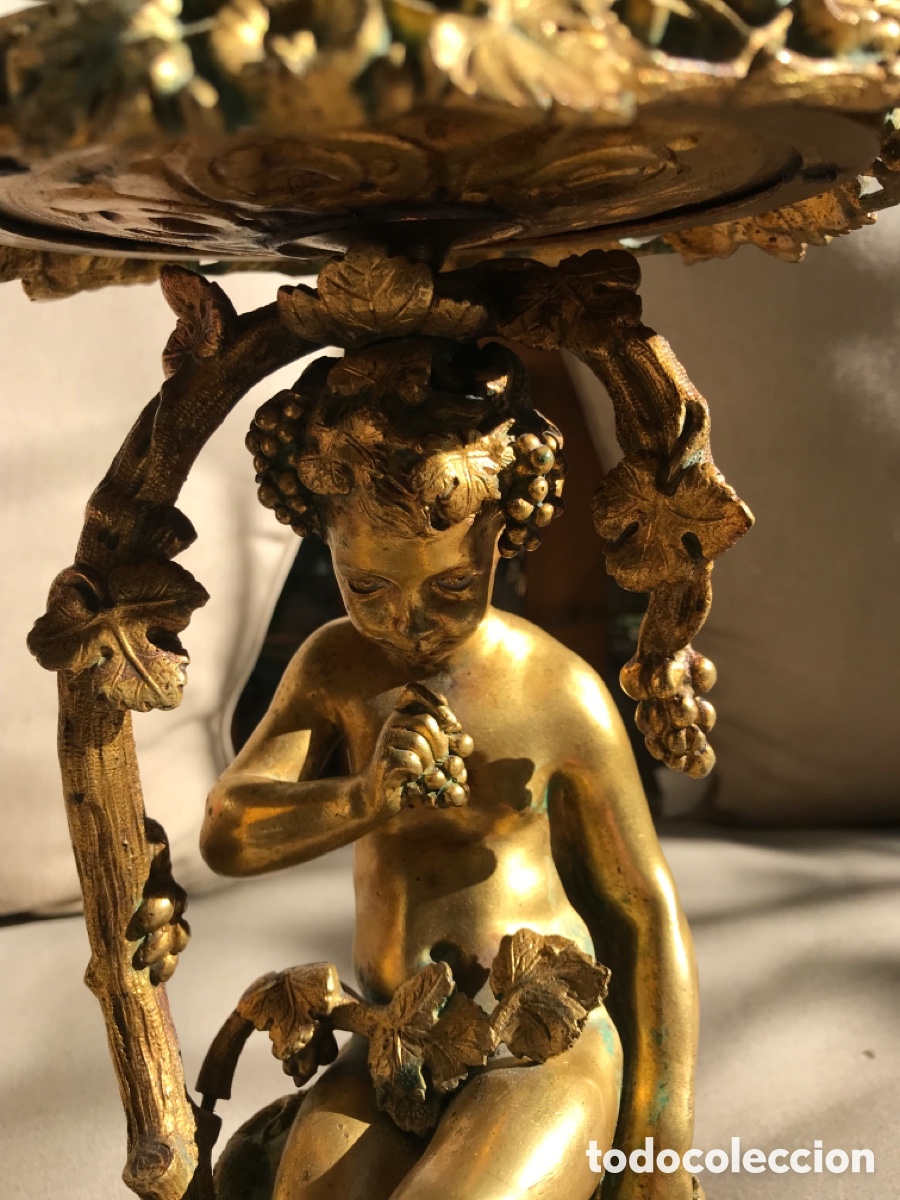 Antig&uuml;edades: Figuras bronce, centro de mesa - Foto 8