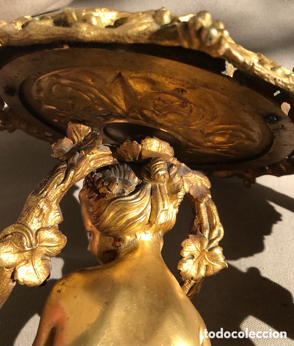 Antig&uuml;edades: Figuras bronce, centro de mesa - Foto 11