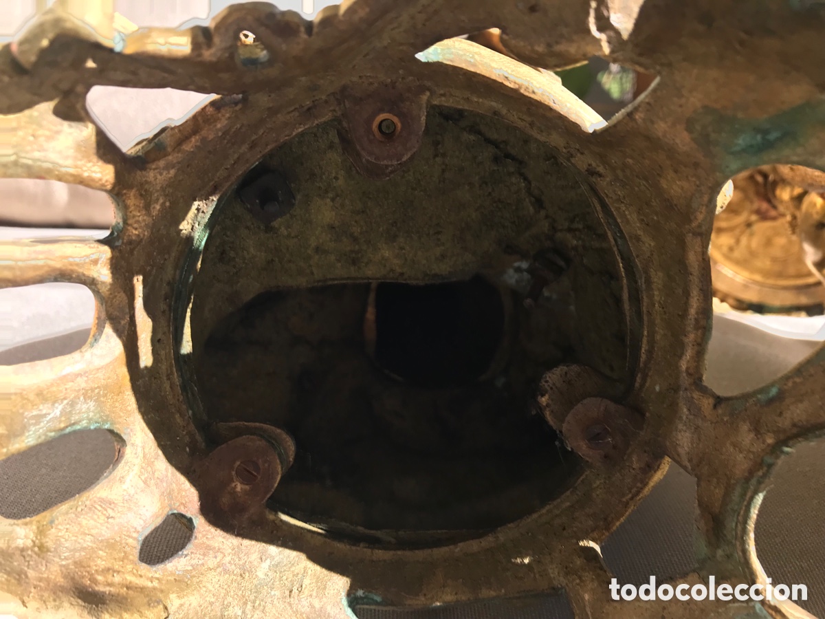 Antig&uuml;edades: Figuras bronce, centro de mesa - Foto 16
