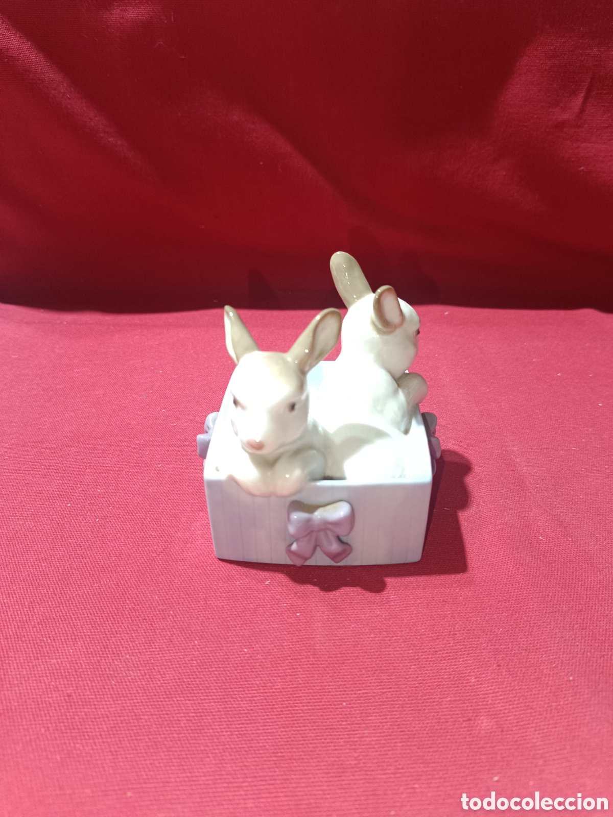 Antig&uuml;edades: La caja de los conejitos de Nao Lladro - Foto 3