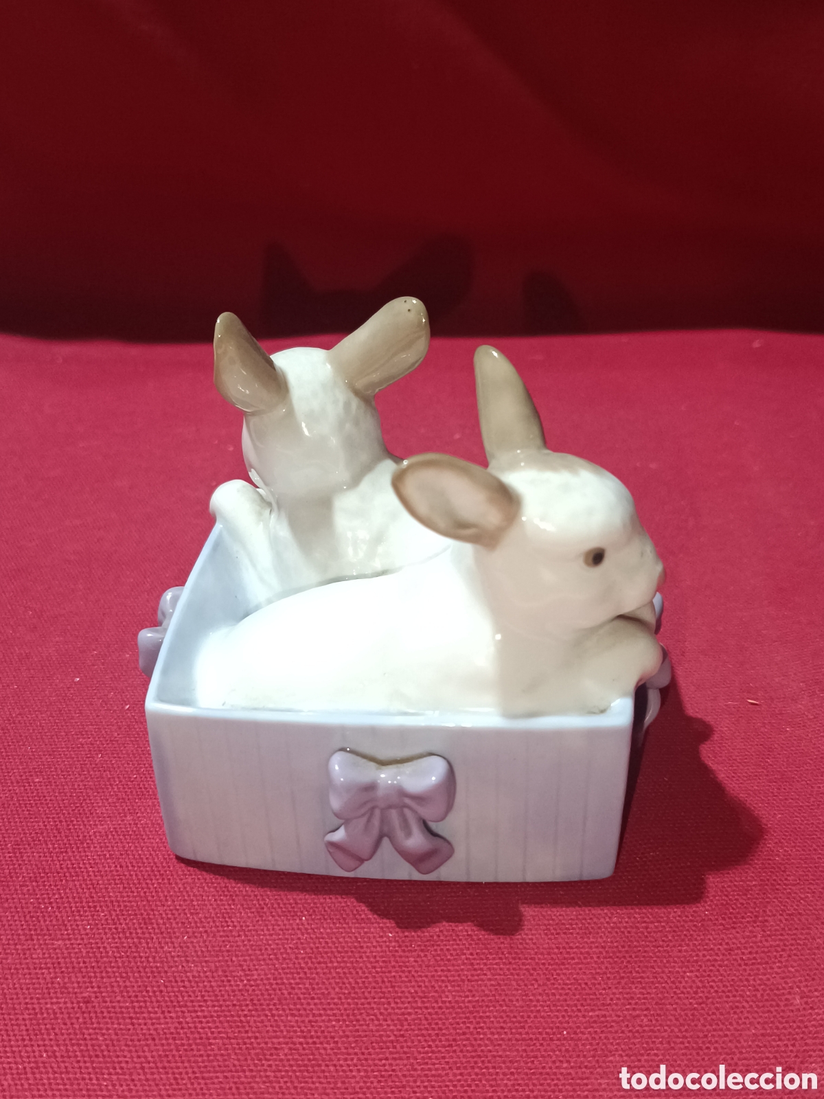 Antig&uuml;edades: La caja de los conejitos de Nao Lladro - Foto 4