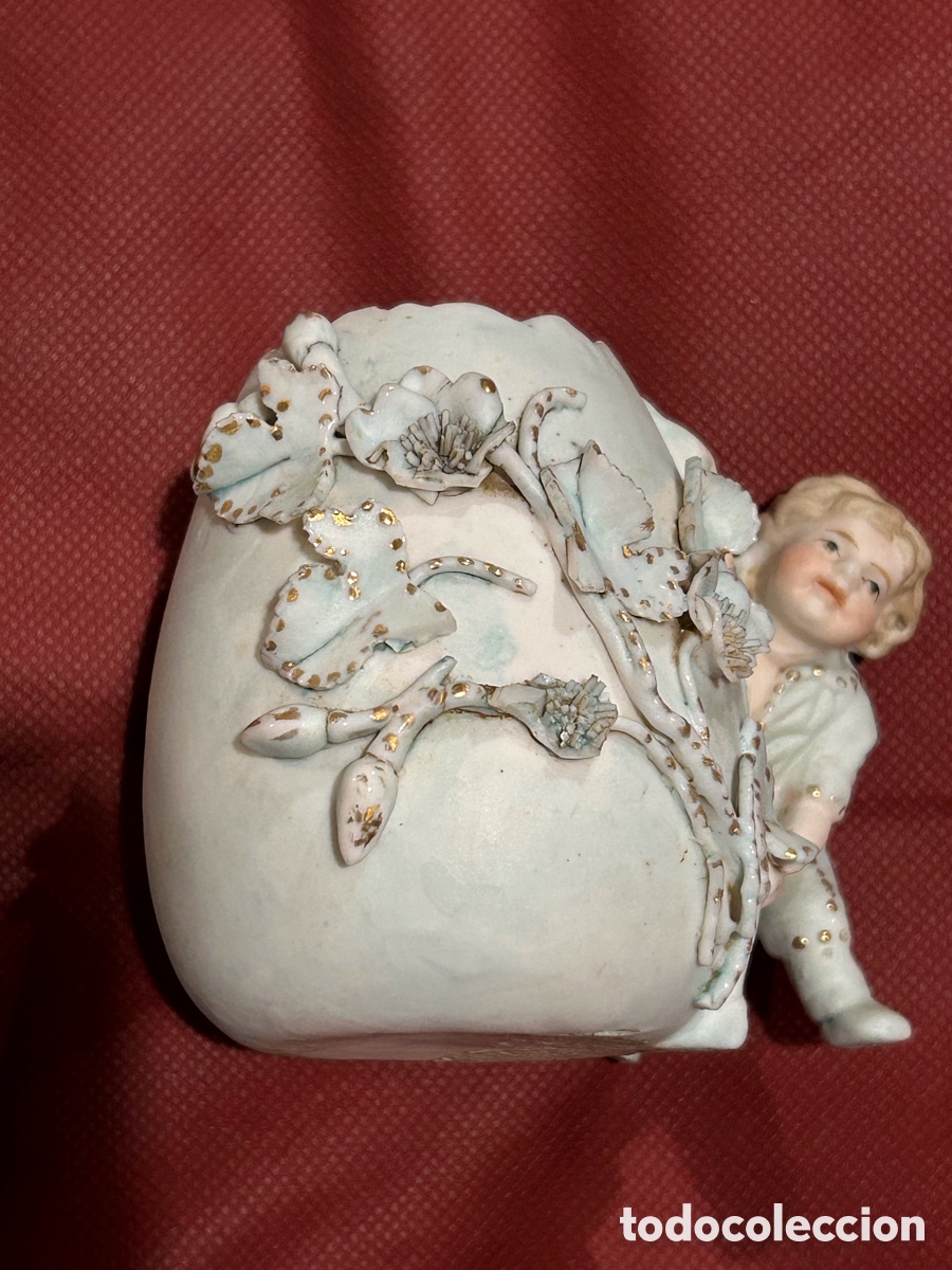 Antig&uuml;edades: Figura huevo con ni&ntilde;o. Numerad - Foto 7