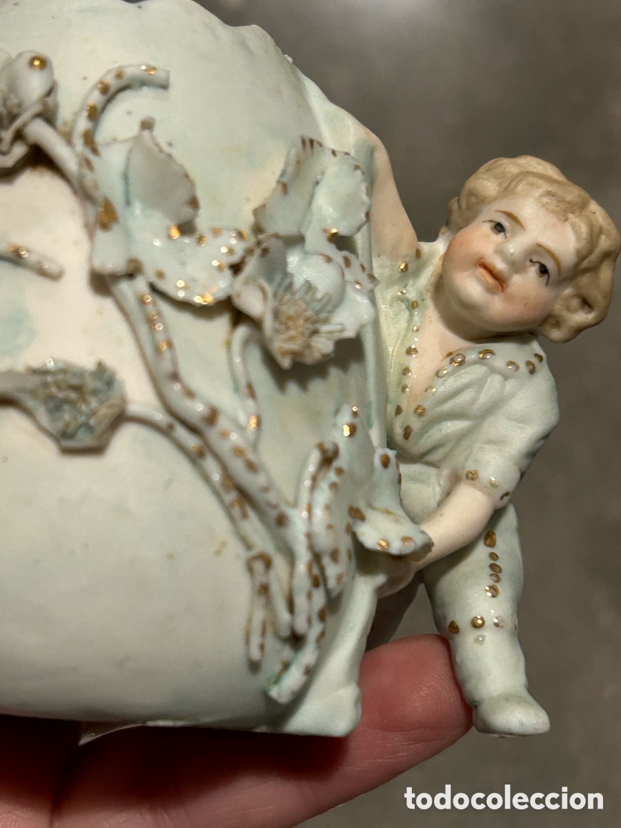Antig&uuml;edades: Figura huevo con ni&ntilde;o. Numerad - Foto 8