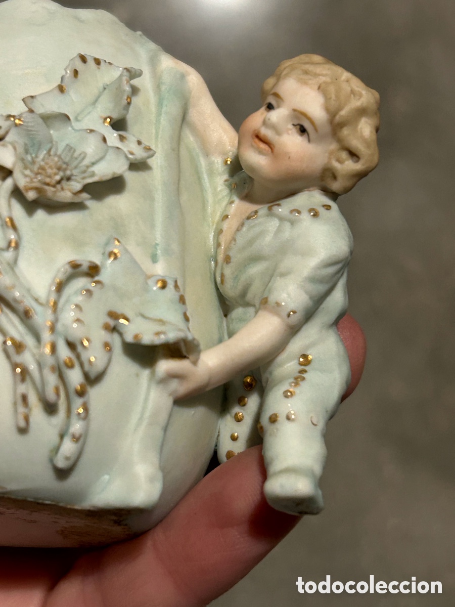 Antig&uuml;edades: Figura huevo con ni&ntilde;o. Numerad - Foto 9