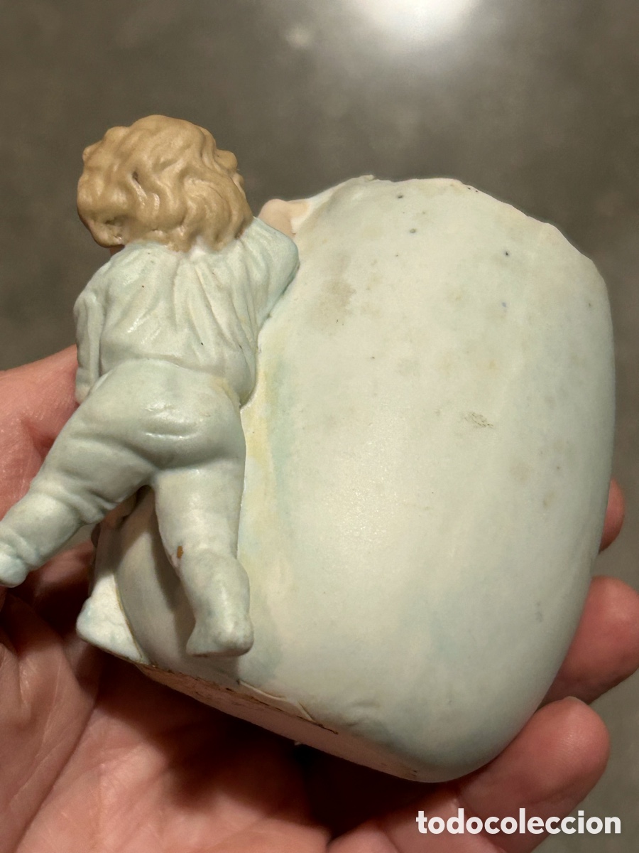 Antig&uuml;edades: Figura huevo con ni&ntilde;o. Numerad - Foto 13