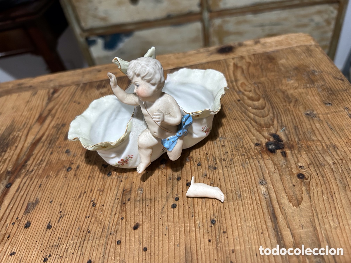 Antig&uuml;edades: FIGURA CESTITA CON NI&Ntilde;O - Foto 4