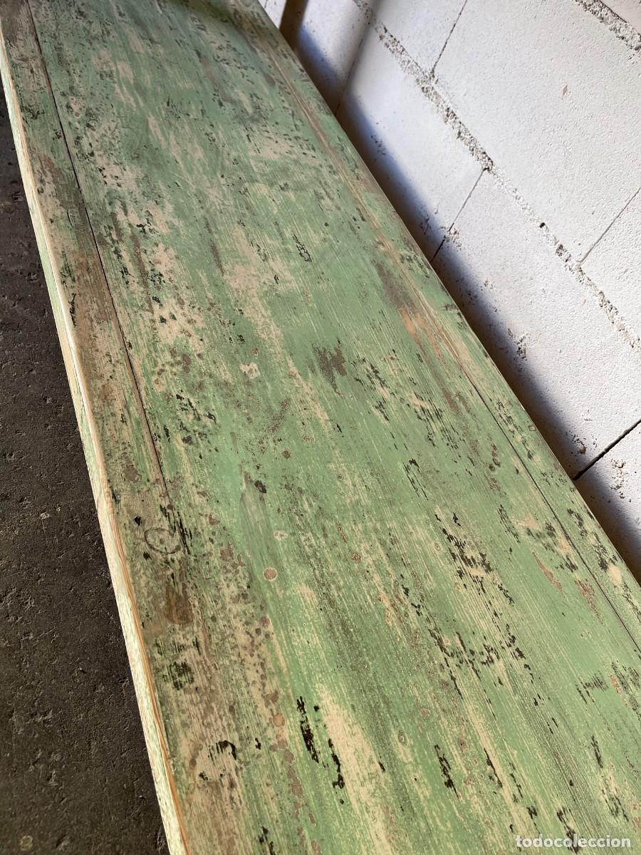 Antig&uuml;edades: consola madera maciza - Foto 7