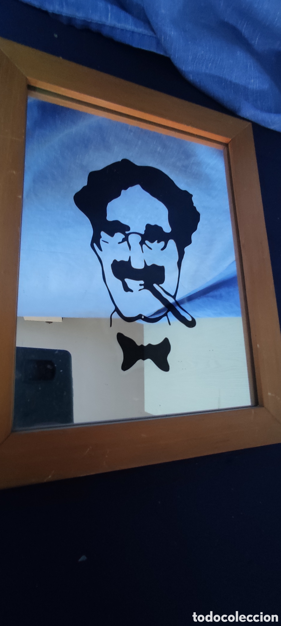 Antig&uuml;edades: Espejo / cuadro Groucho Marx - Foto 2