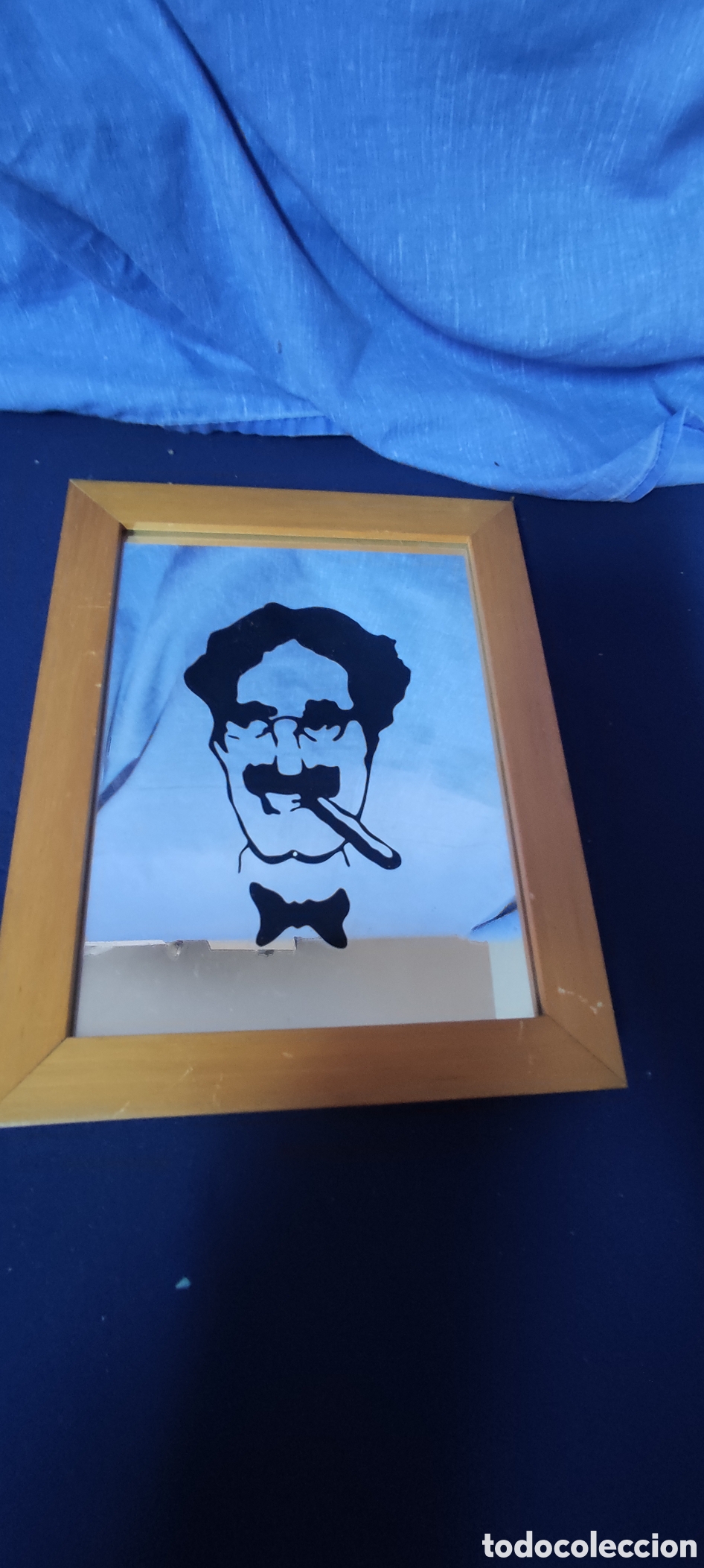 Antig&uuml;edades: Espejo / cuadro Groucho Marx - Foto 6