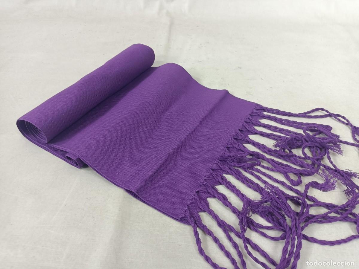 Antig&uuml;edades: Faja de algod&oacute;n morada - Foto 2