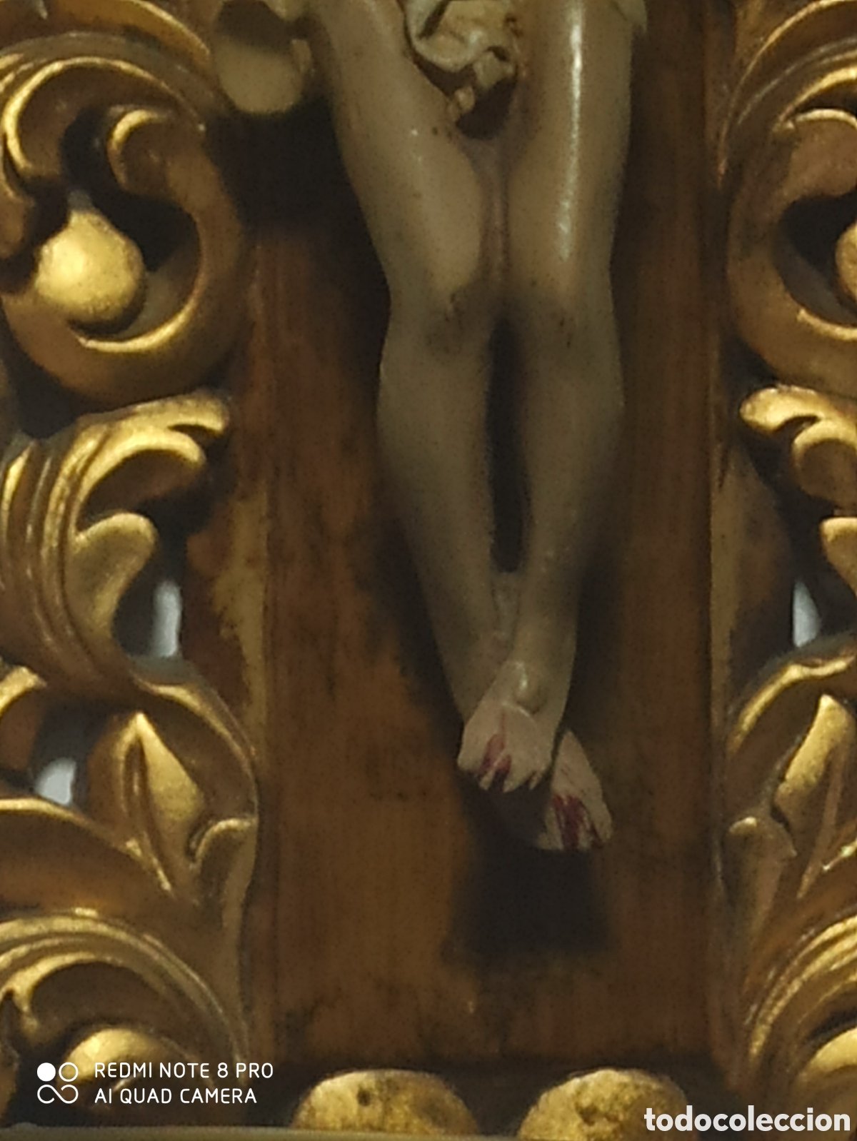 Antig&uuml;edades: Cristo con Cruz de filigrana - Foto 4
