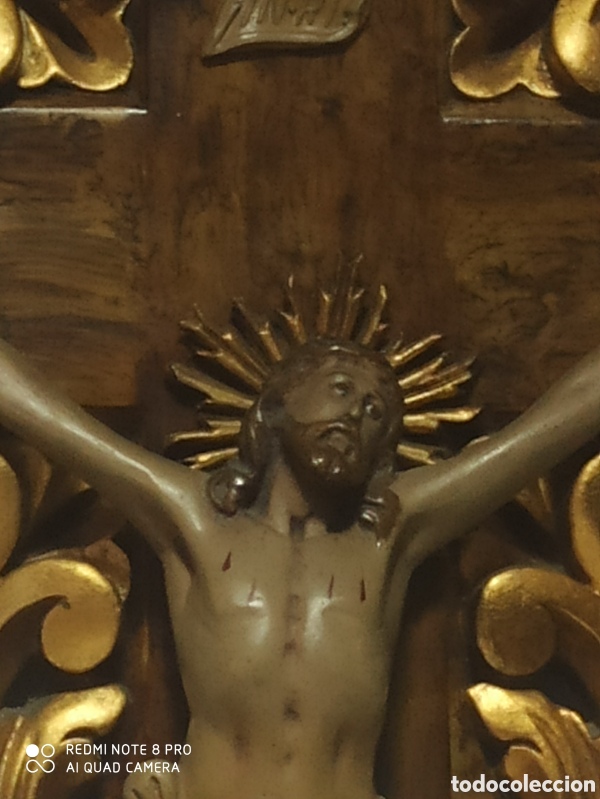 Antig&uuml;edades: Cristo con Cruz de filigrana - Foto 5