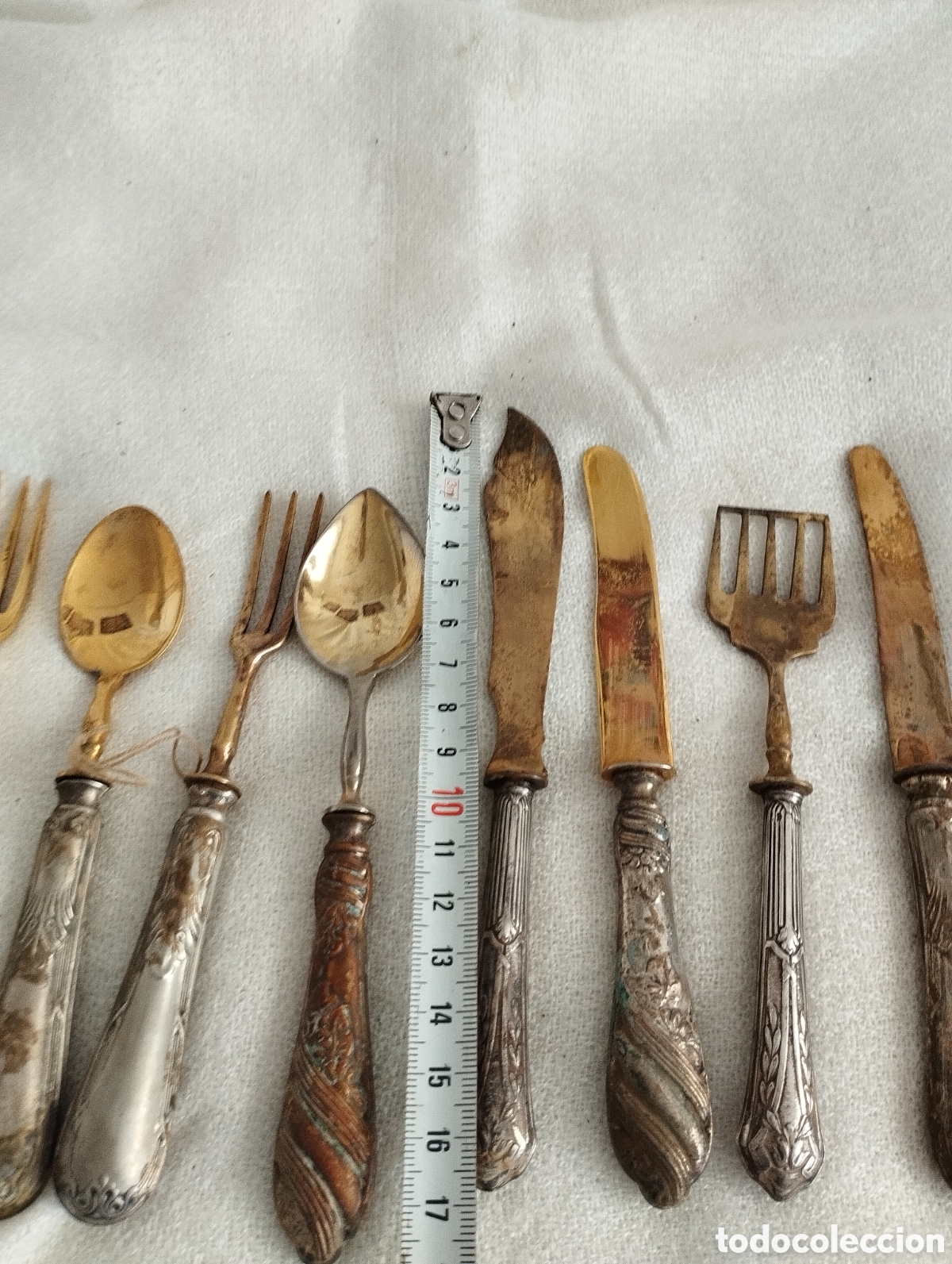 Antig&uuml;edades: Lote Cubiertos antiguos. - Foto 6