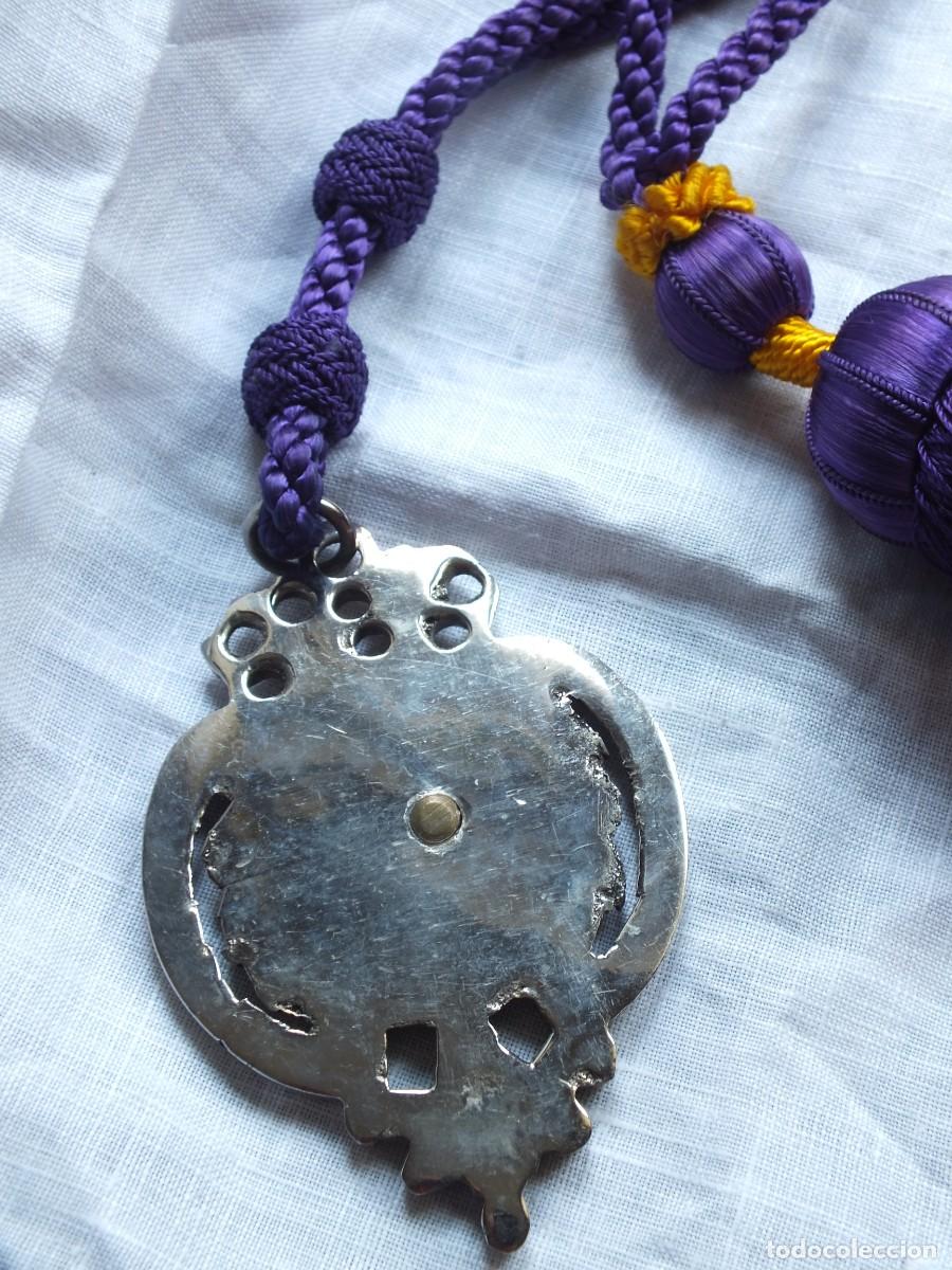 Antig&uuml;edades: MEDALLA MEDALLON CON CORDON JESUS DEL GRAN PODER - Foto 5