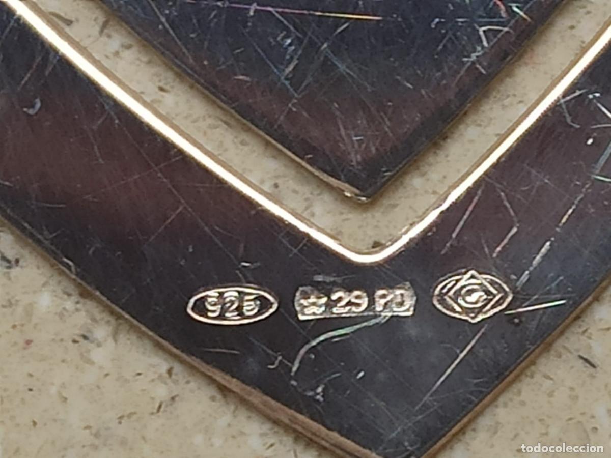Antig&uuml;edades: MARCAP&Aacute;GINAS PLATA 925 CORAZ&Oacute;N LISO - Foto 4