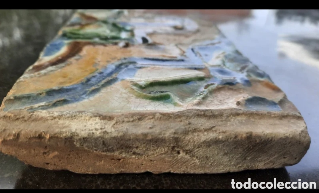 Antig&uuml;edades: AZULEJO MUDEJAR SIGLO XVI - Foto 2