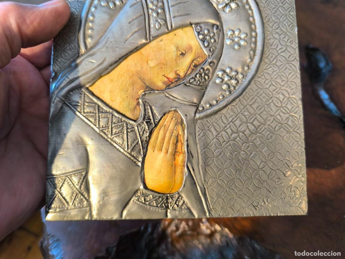Antig&uuml;edades: ICONO VIRGEN 14X17 CM. - Foto 3