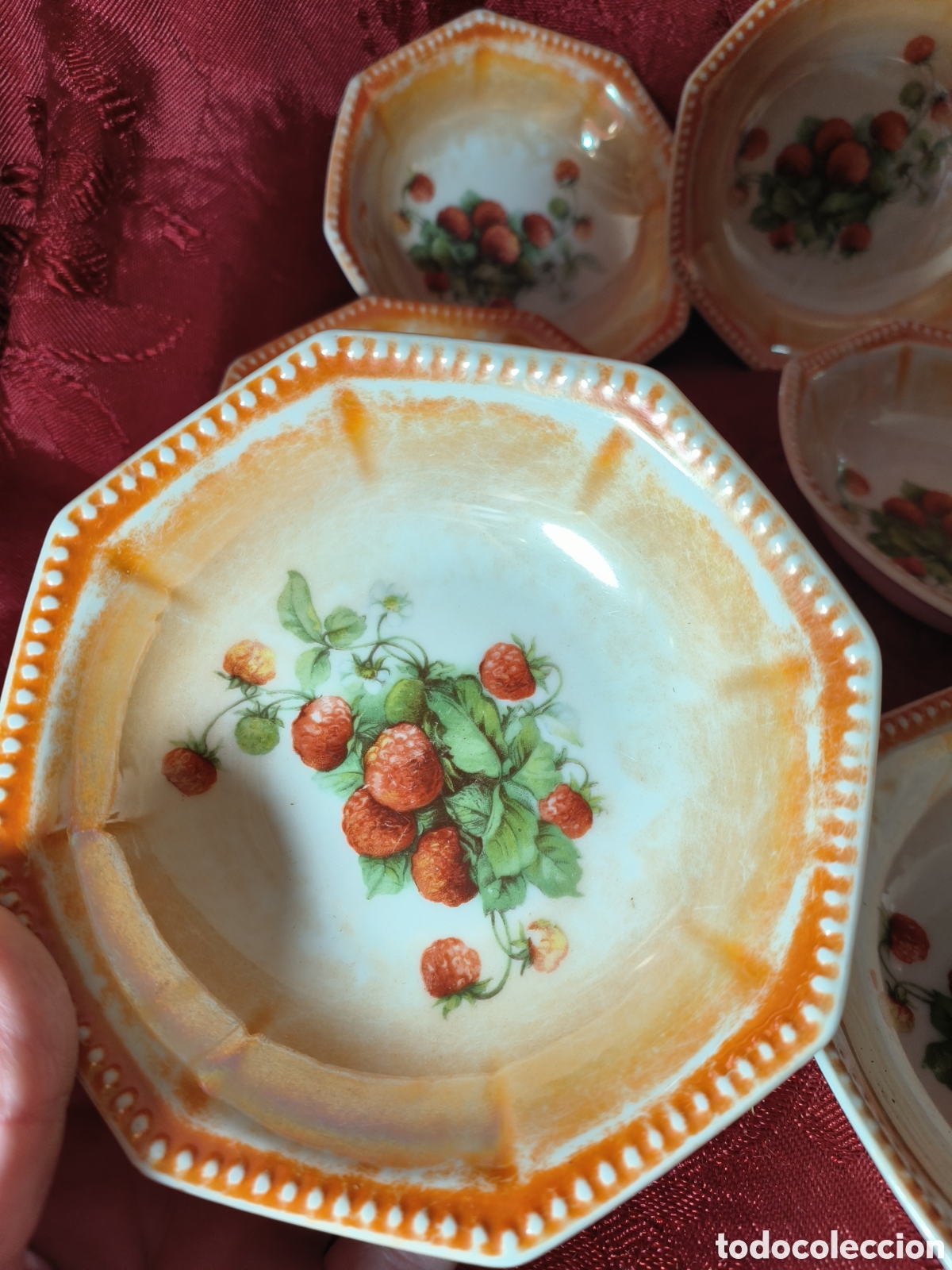 Antig&uuml;edades: Porcelana nacarada S.XIX - Foto 4