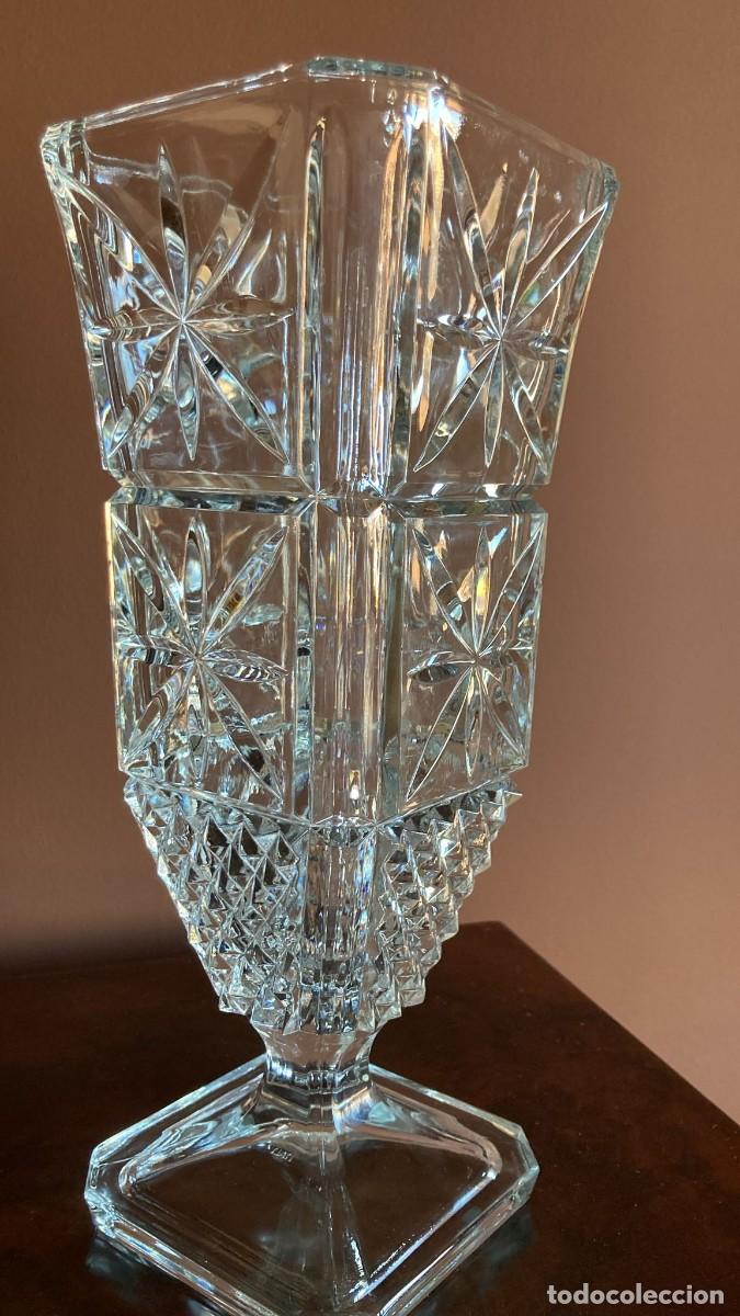 Antig&uuml;edades: JARRON CRISTAL TALLADO - Foto 3