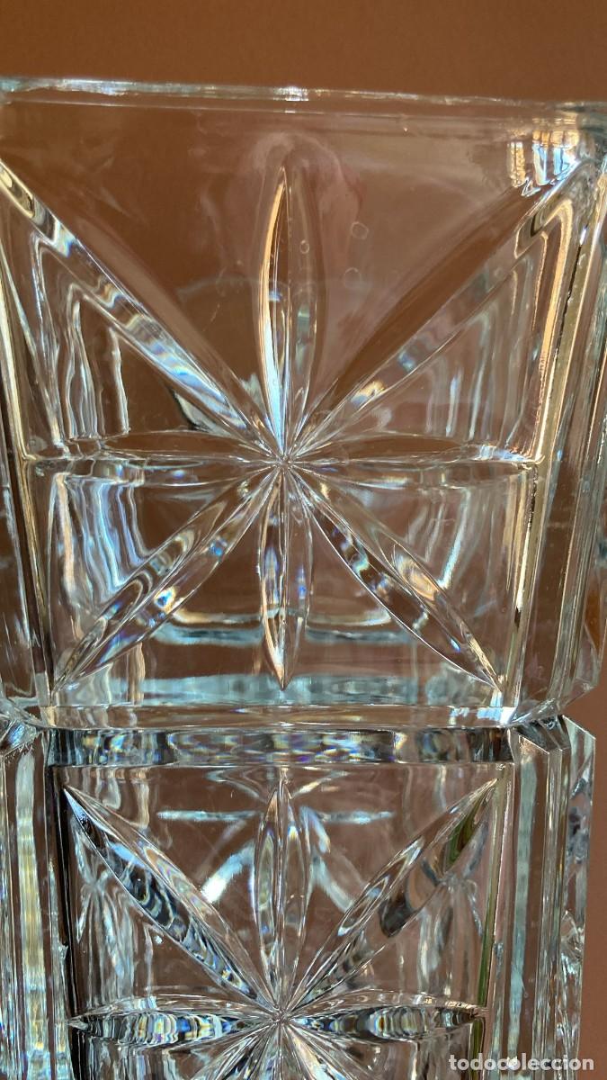 Antig&uuml;edades: JARRON CRISTAL TALLADO - Foto 6