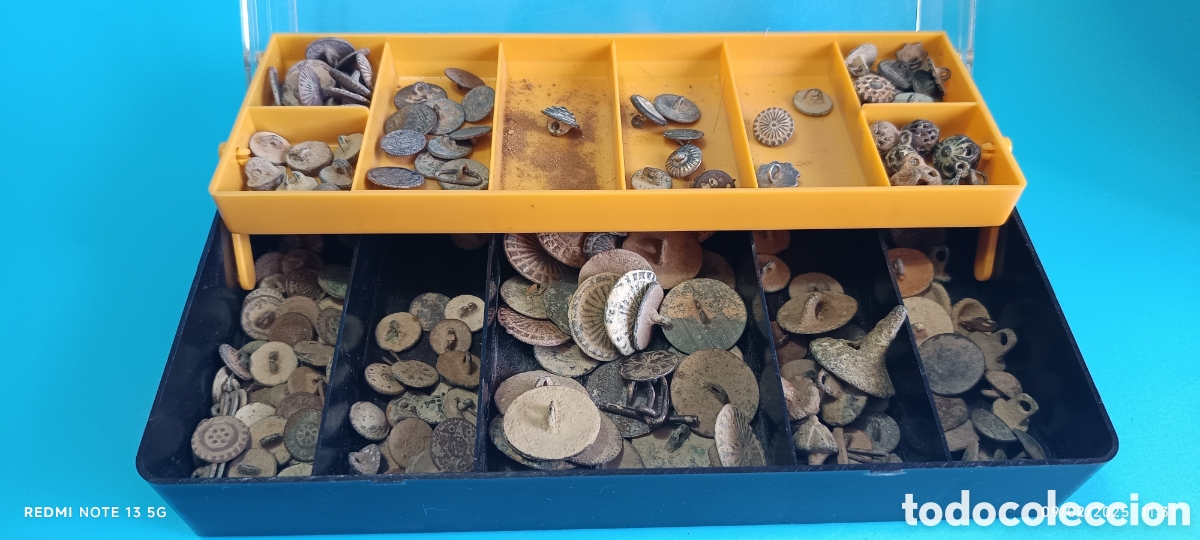Antig&uuml;edades: Lote de 190 botones antiguos - Foto 5