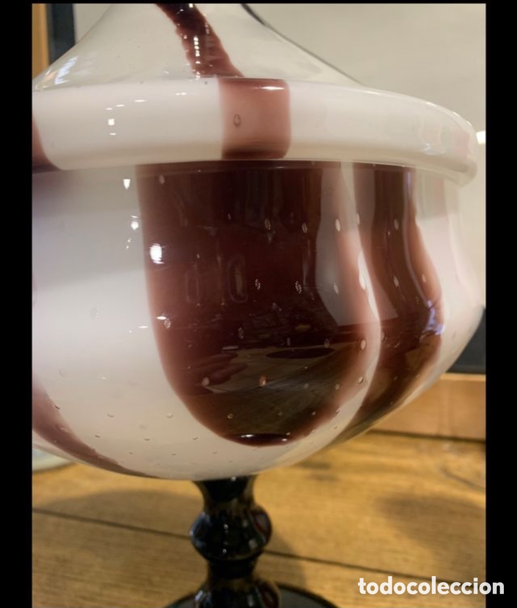 Antig&uuml;edades: Bombonera de cristal de Murano. - Foto 5