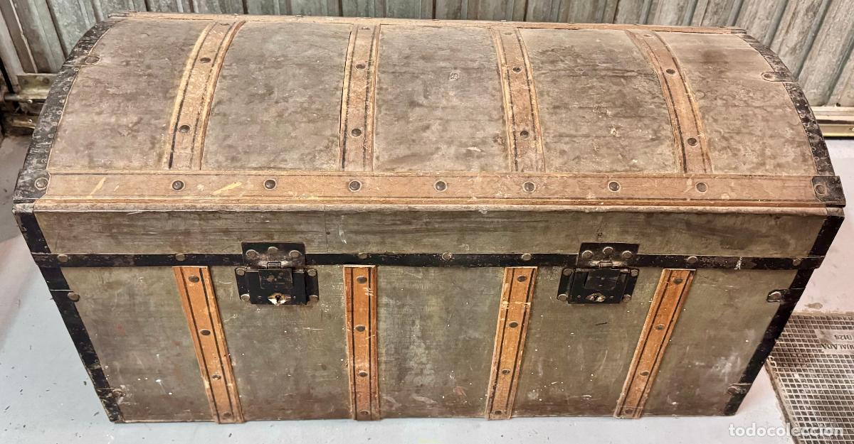 Antig&uuml;edades: ANTIGUO BAUL105x49x53cm - Foto 2