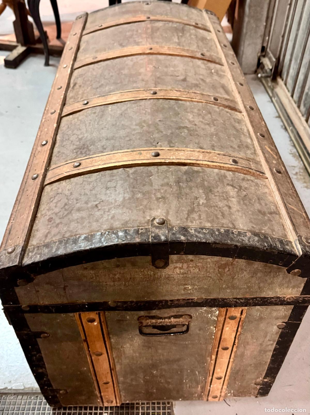 Antig&uuml;edades: ANTIGUO BAUL105x49x53cm - Foto 7