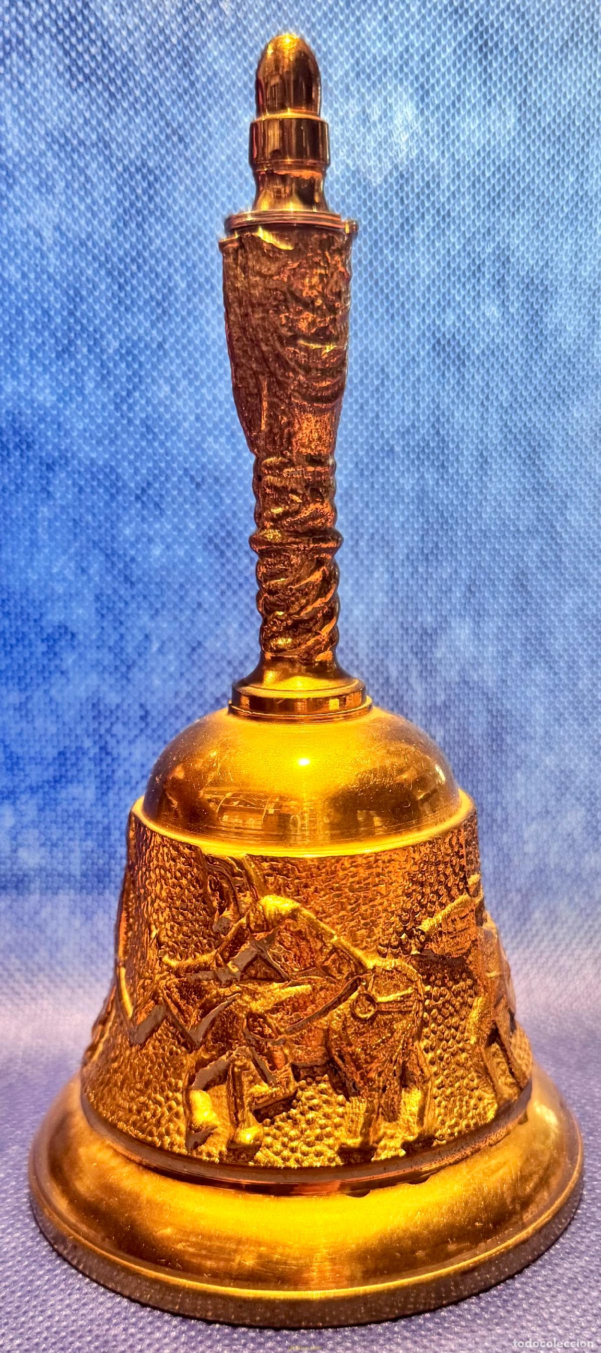 Antig&uuml;edades: ANTIGUA CAMPANA DE BRONCE 16cm - Foto 2