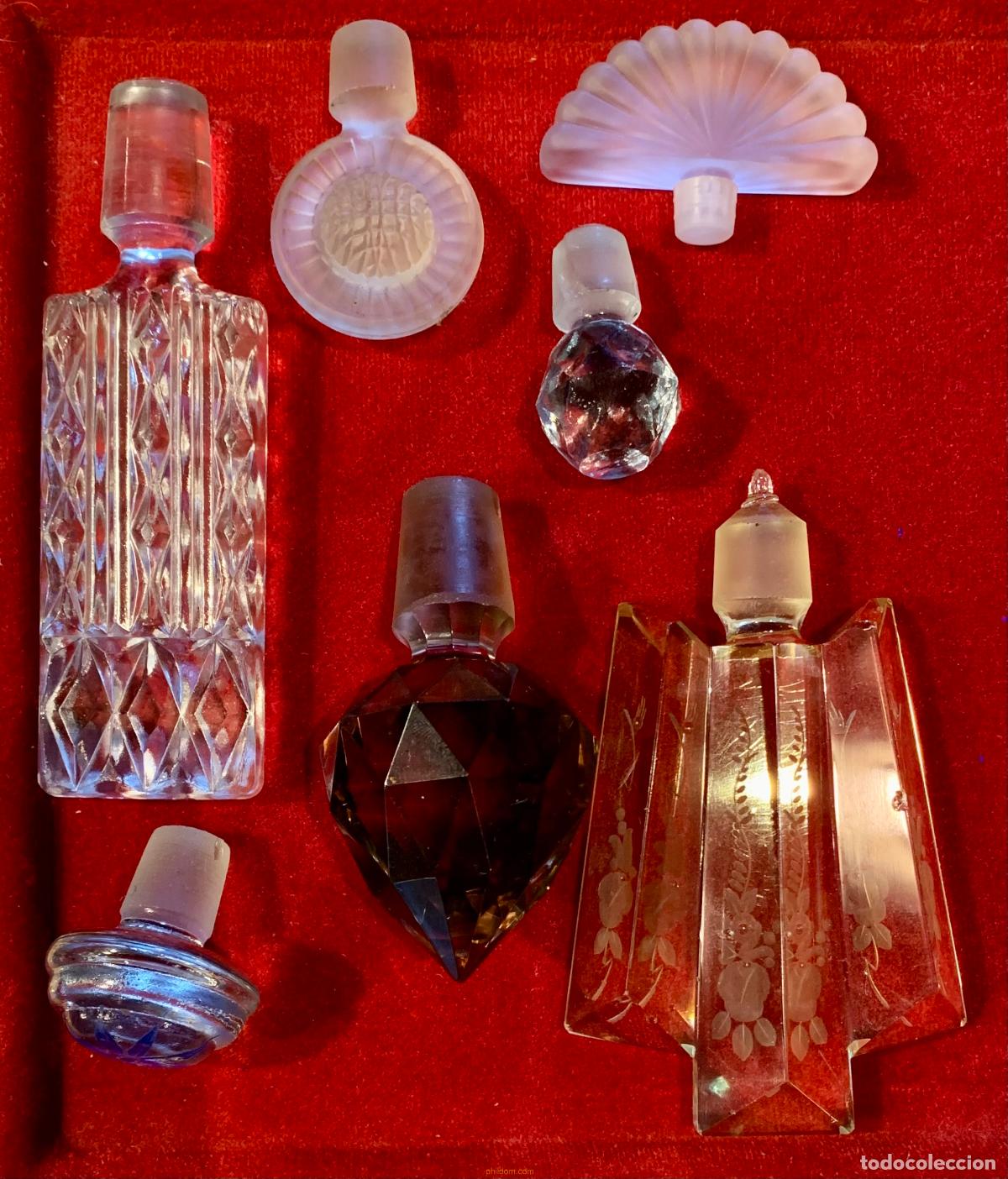 Antig&uuml;edades: LOTE 7 TAPONES DE CRISTAL - Foto 3