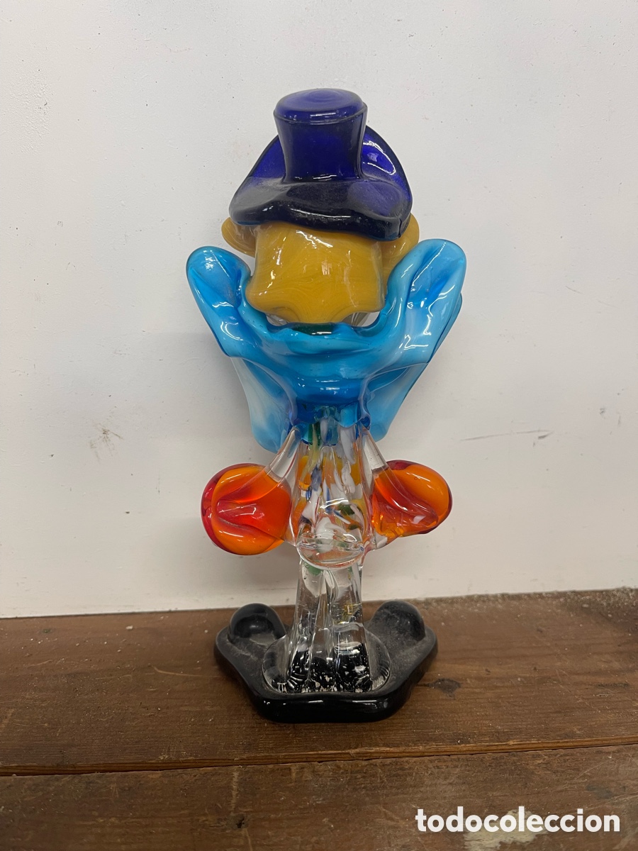 Antig&uuml;edades: Payaso de murano en buen estado - Foto 2