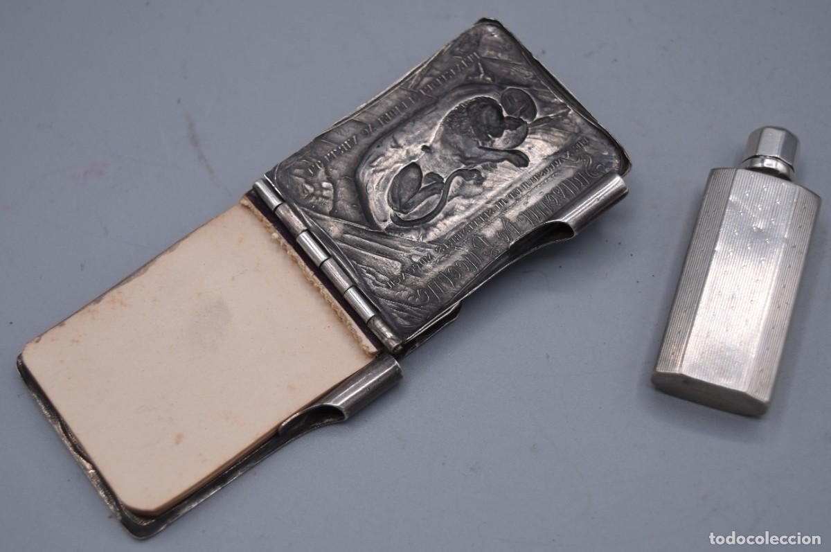 Antig&uuml;edades: Agenda y perfumero de plata - Foto 4