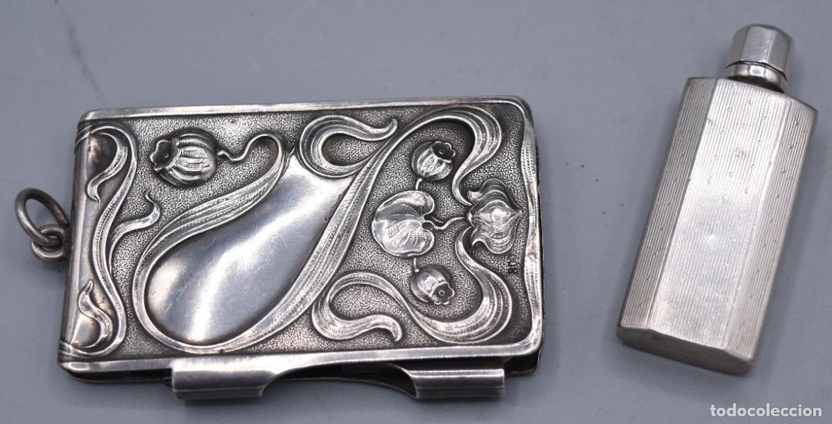Antig&uuml;edades: Agenda y perfumero de plata - Foto 7