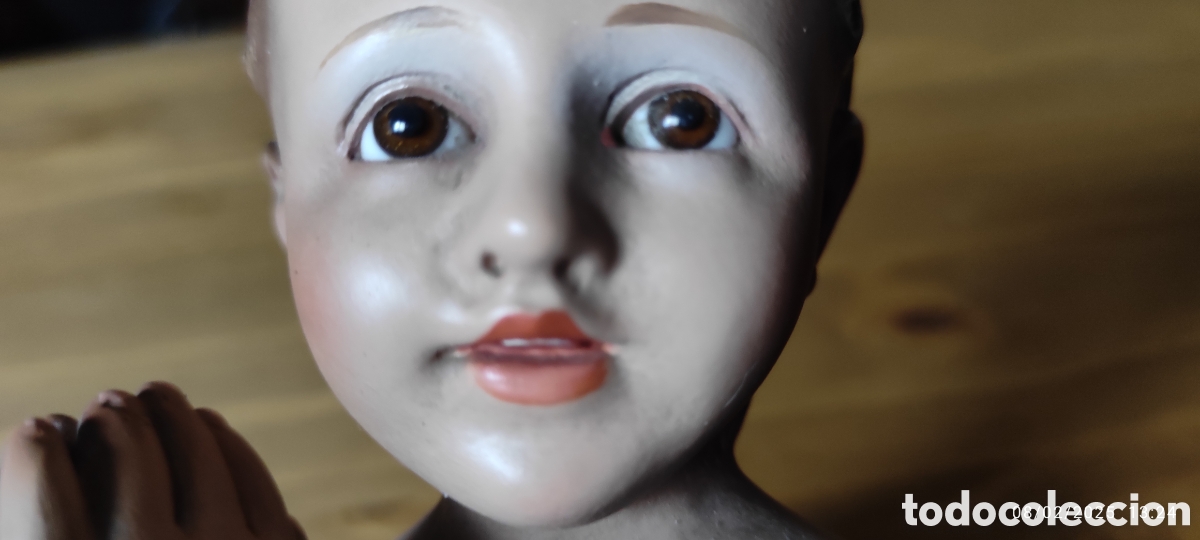 Antig&uuml;edades: Ni&ntilde;o Jes&uacute;s Olot. Bendecible e indungenciable. - Foto 2