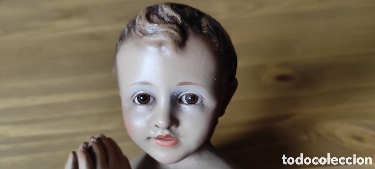 Antig&uuml;edades: Ni&ntilde;o Jes&uacute;s Olot. Bendecible e indungenciable. - Foto 3