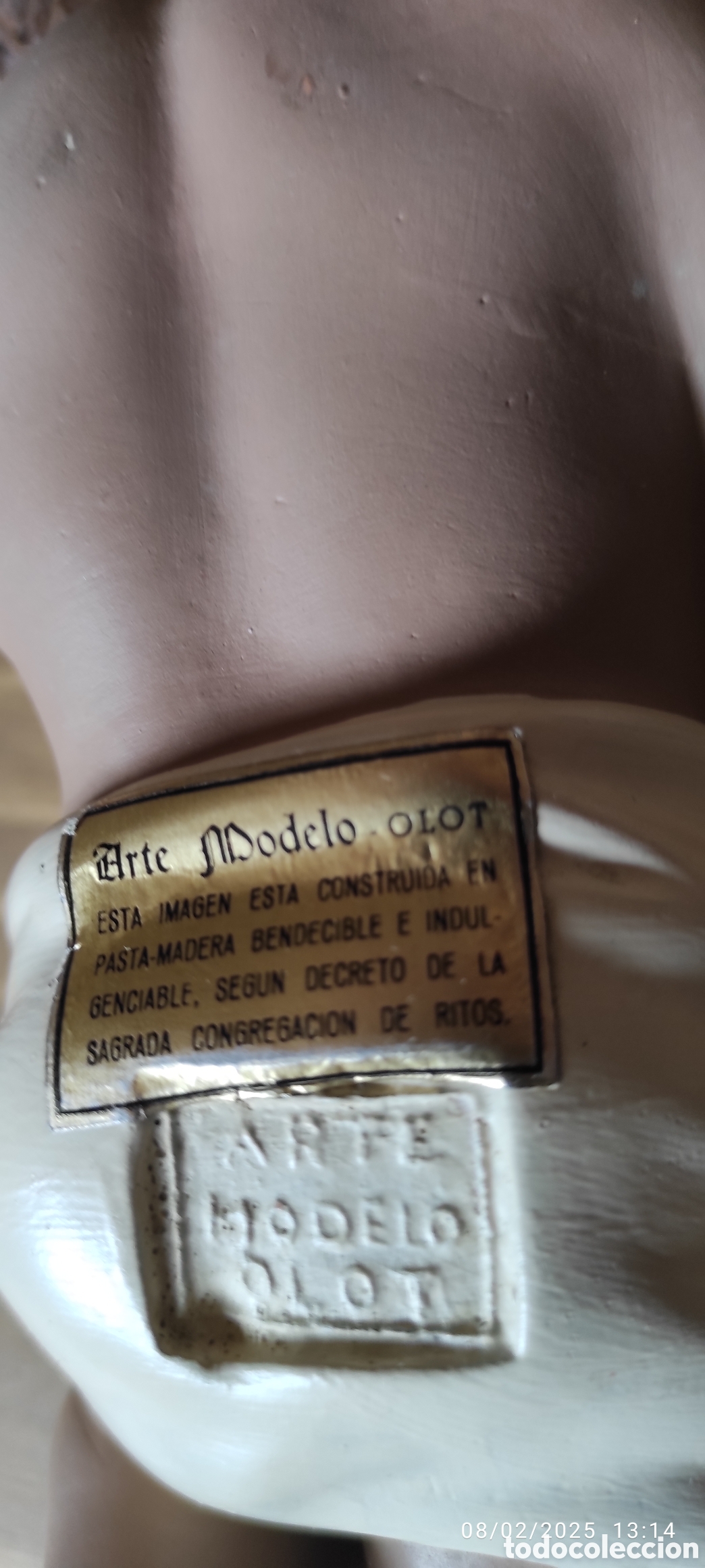 Antig&uuml;edades: Ni&ntilde;o Jes&uacute;s Olot. Bendecible e indungenciable. - Foto 13