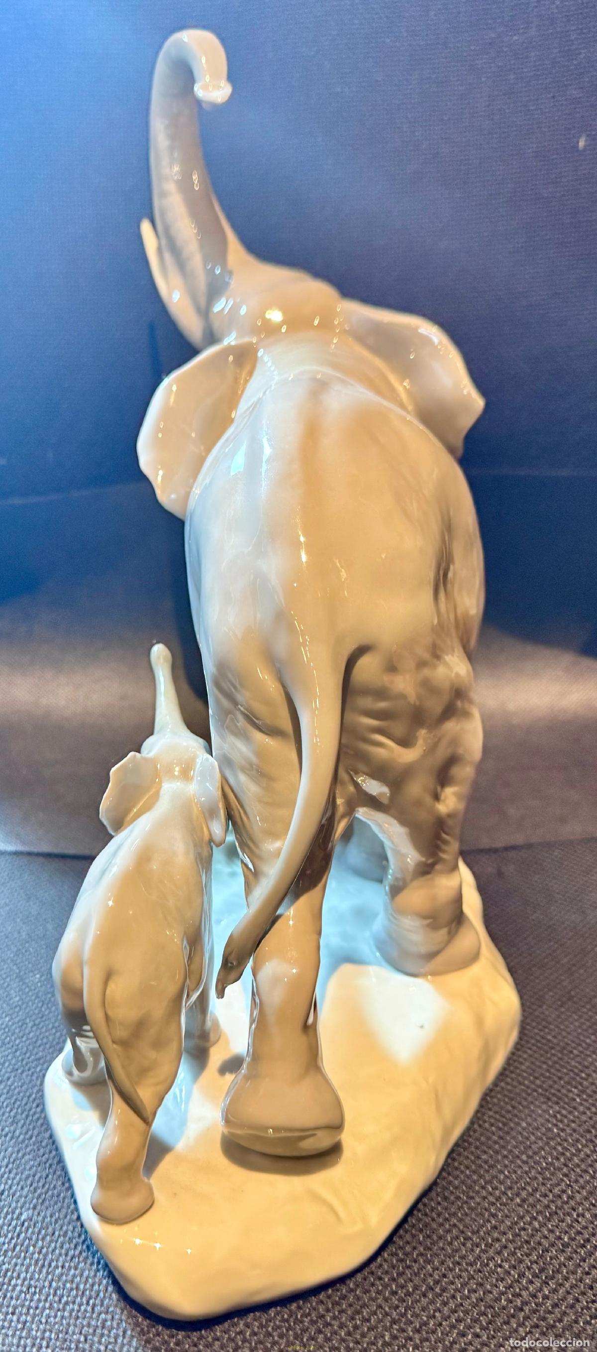 Antig&uuml;edades: FIGURA LLADR&Oacute; ELEFANTES - Foto 4