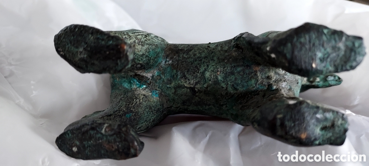 Antig&uuml;edades: Perro chino de bronce - Foto 4