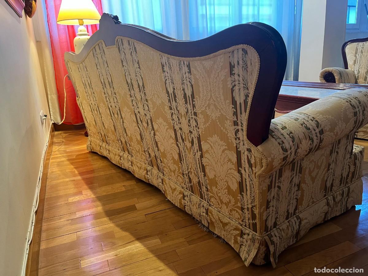Antig&uuml;edades: Sof&aacute; Tresillo Isabelino - Foto 8